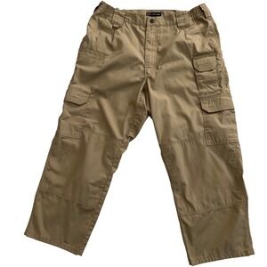 5.11 Tactical Series Men's Cargo Pants Khaki Size W34 L30 Work Utility
